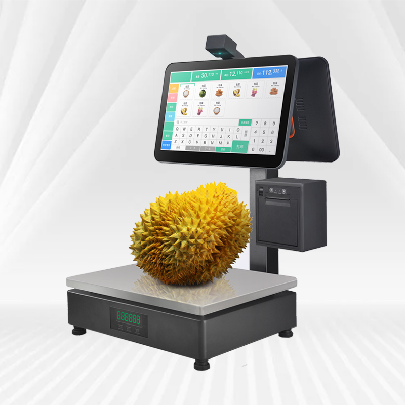 AI智能稱(chēng)重收銀一體稱(chēng)電子收銀秤